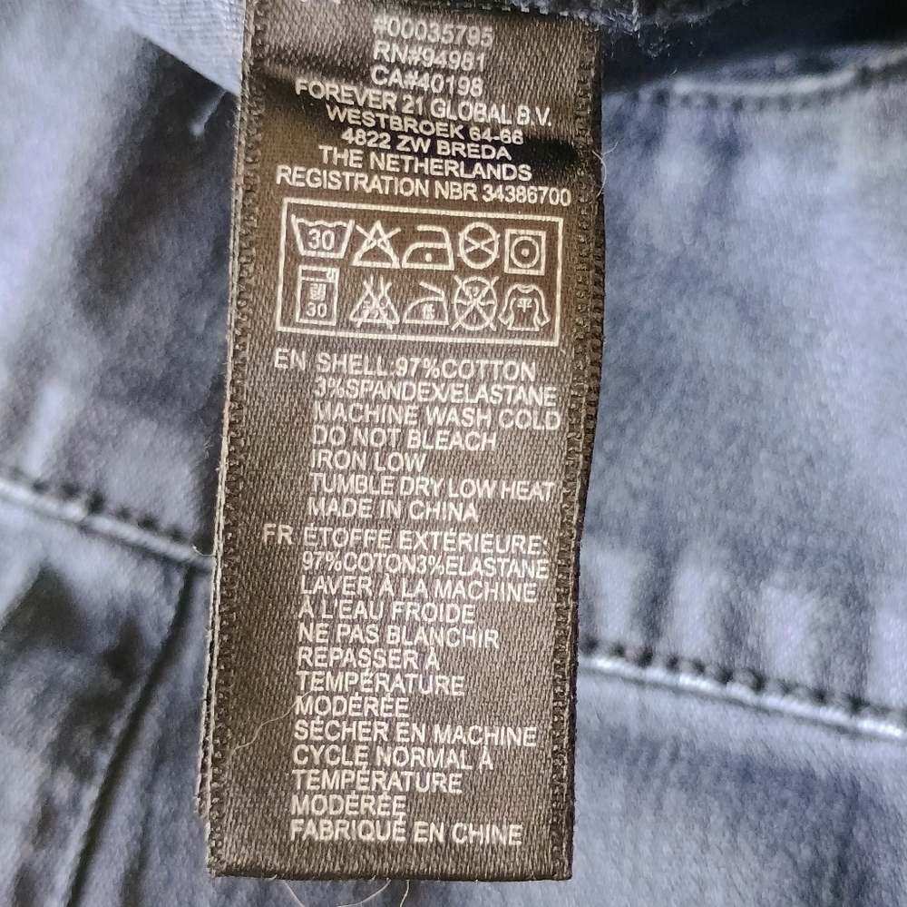 Vintage Forever 21 Premium Denim Double Breasted Button Fly Jeans Y2K - Picture 9 of 9